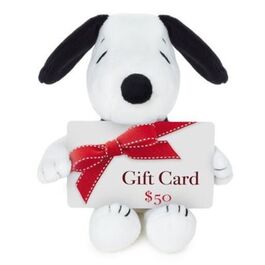 Portatarjetas de regalo Peluche Snoopy