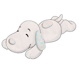 Peluche Snoopy tumbado