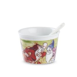 Set de 4 tazas de helado con cuchara  7 enanitos 250 ml