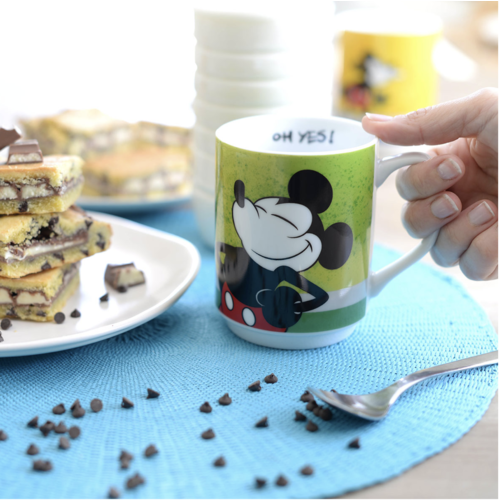 Taza apilable Mickey I am Amarilla 350 ml