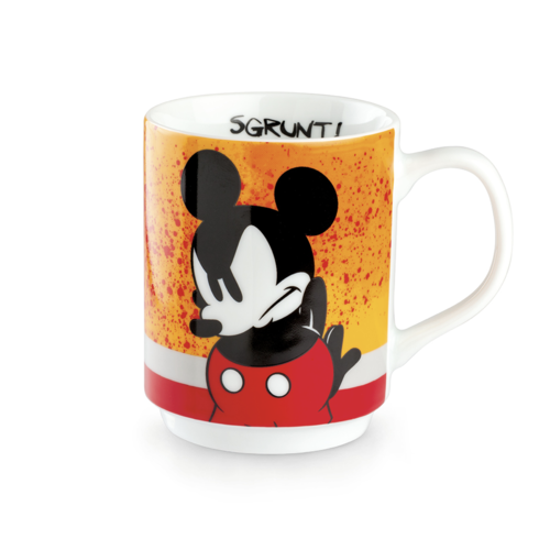 Taza apilable Mickey I am Naranja 350 ml