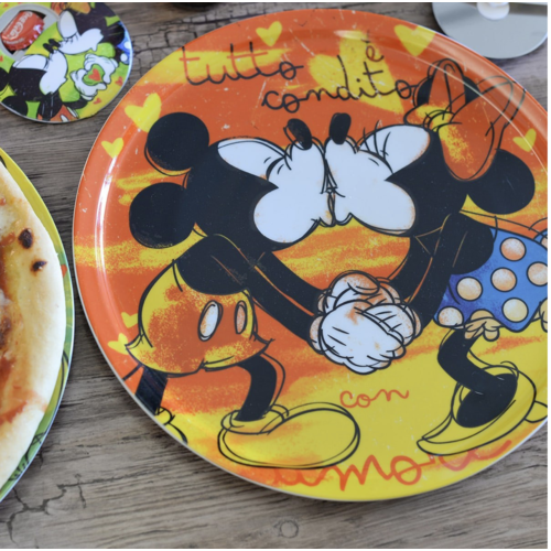 set of 2 plates Mickey & Minnie