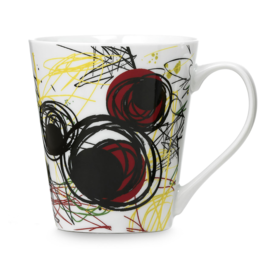 Taza Mickey Mouse Puntos Rojos, 380 ml