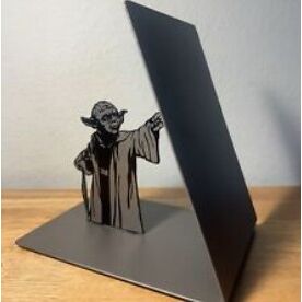 Metal Bookends Yoda