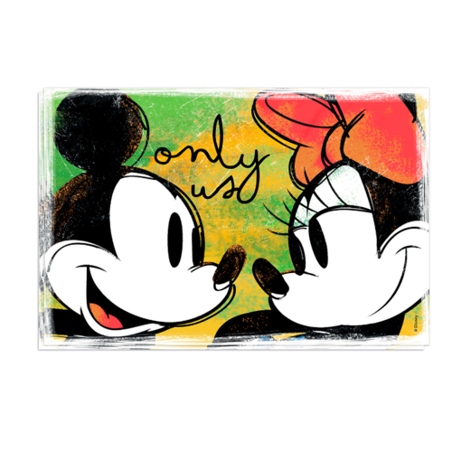 Juego de 2 tazas de caf apilables Mickey con azucarero y mantel individual