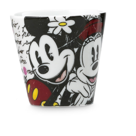 Taza de café de Mickey Mouse y Minnie Mouse