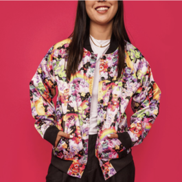 Chaqueta Bomber ositos cariñosos como monstruos de Universal Talla S