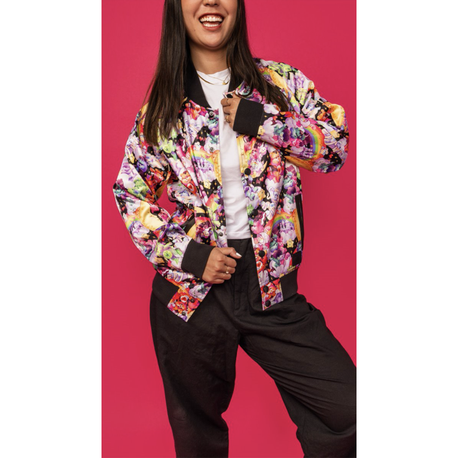 Chaqueta Bomber ositos cariosos como monstruos de Universal Talla S