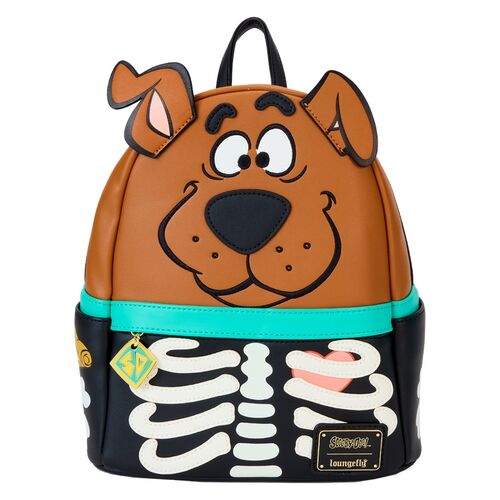 Scooby-Doo Skeleton Cosplay Mini Backpack that glows in the dark