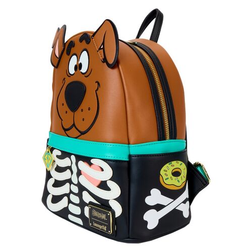 Scooby-Doo Skeleton Cosplay Mini Backpack that glows in the dark