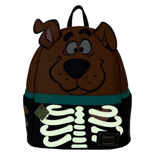 Scooby-Doo Skeleton Cosplay Mini Backpack that glows in the dark