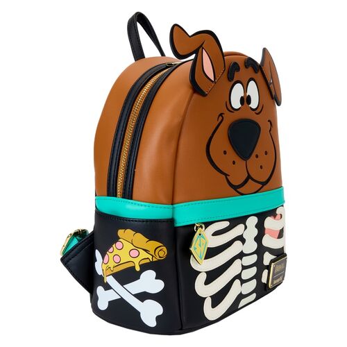 Scooby-Doo Skeleton Cosplay Mini Backpack that glows in the dark