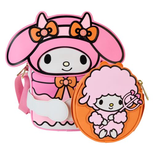 Crossbody Bag with Coin Purse My Melody Devil