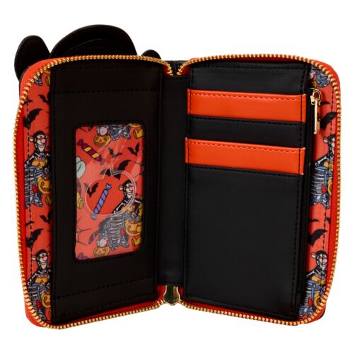 Cartera con cremallera esqueleto Tigger