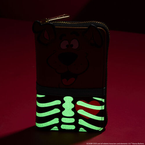 Cartera con cremallera esqueleto de Scooby-Doo