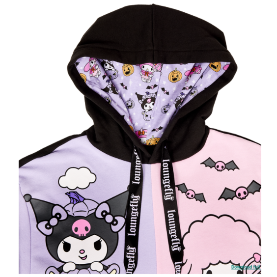 Hoodie Halloween Kuromi & My Melody Size S