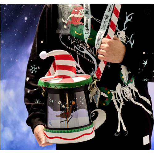 Jack Skelington in Christmas Village Crossbody bag