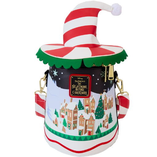 Jack Skelington in Christmas Village Crossbody bag