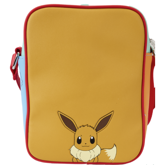 Pikachu, Bulbasur, Squirtle, Eevee and Charmander Crossbody Bag