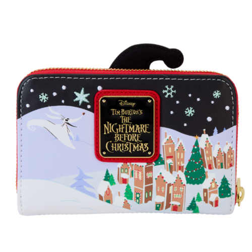 Jack Skelington in Christmas Town Zip Around Wallet