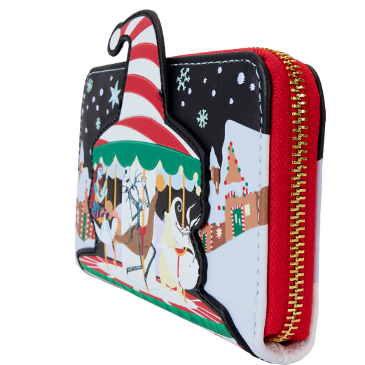 Jack Skelington in Christmas Town Zip Around Wallet