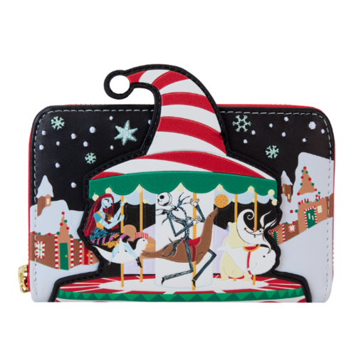 Jack Skelington in Christmas Town Zip Around Wallet