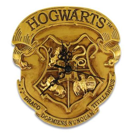 Hogwarts classic shield wall clock