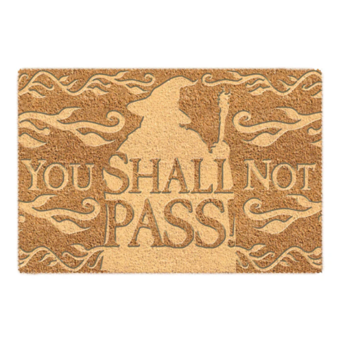 You shall not pass doormat 60 x 40 cm