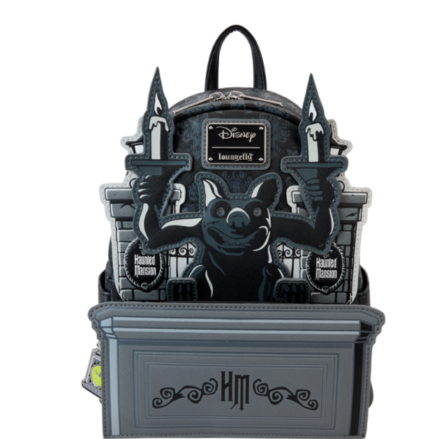 Mini Backpack Gargoyle Print Haunted Mansion