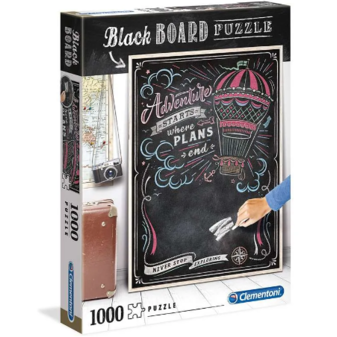 Puzzle 1000 Black Board Travel