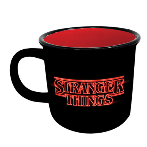 Juego de tazas de campamento Stranger Things Las mañanas son para café y contemplación