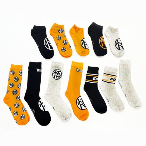 Gift box 12 pairs of Dragon Ball socks size 41/46