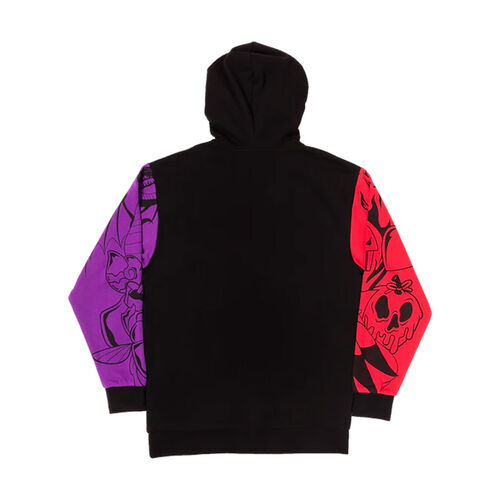 Villains Color Block Hooded Sweatshirt Small