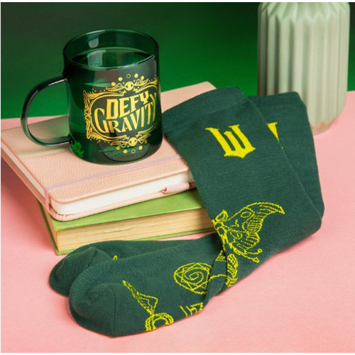 Set de Taza de cristal y Calcetines Wicked Elphaba