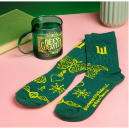 Set de Taza de cristal y Calcetines Wicked Elphaba