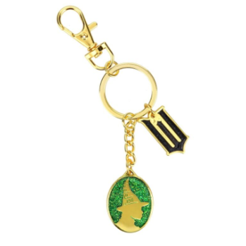 Wicked Elphaba metallic friendship key chain