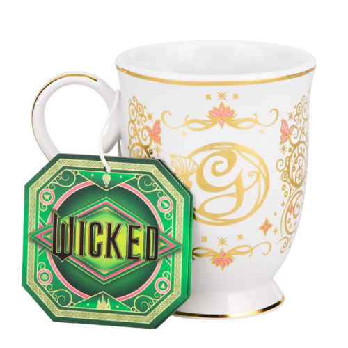 Taza de cerámica Wicked Glinda con detalles en dorado