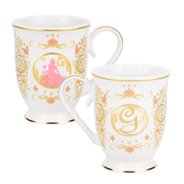 Taza de cerámica Wicked Glinda con detalles en dorado