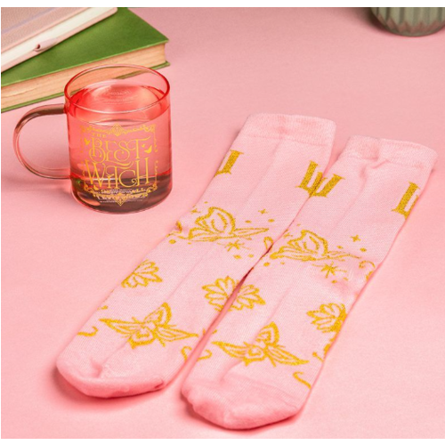 Set de Taza de cristal y Calcetines Wicked Glinda