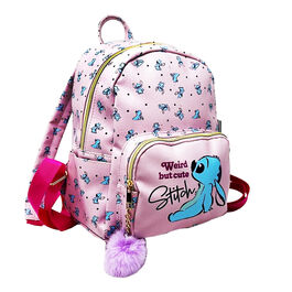 Mini Mochila Weird but cute Stitch 25 cm