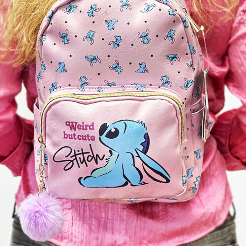 Mini Mochila Weird but cute Stitch 25 cm