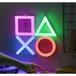 Lámpara LED estilo neón Playstation para pared