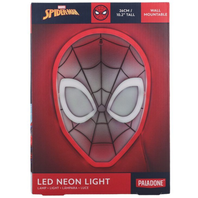 Lámpara LED estilo neón Spider-Man para pared