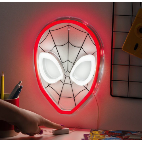 Lámpara LED estilo neón Spider-Man para pared