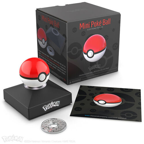 Réplica Electrónica Die Cast Mini Poké Ball 8 cm