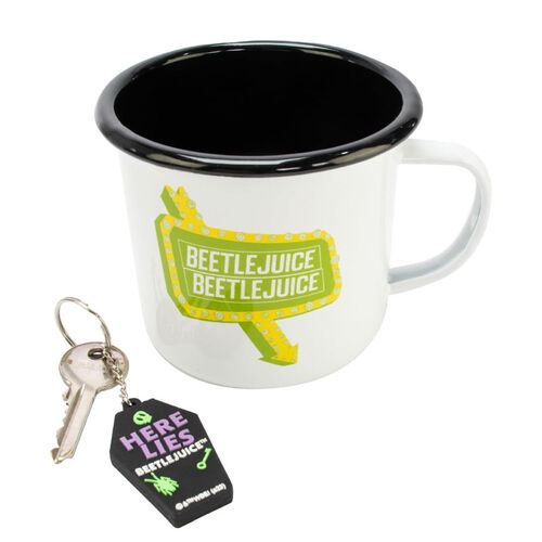 Set de Taza y llavero  Beetlejuice