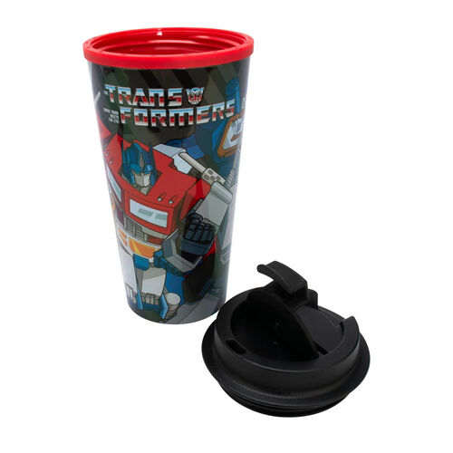 Vaso Termo con tapa de rosca Transformers 450 ml