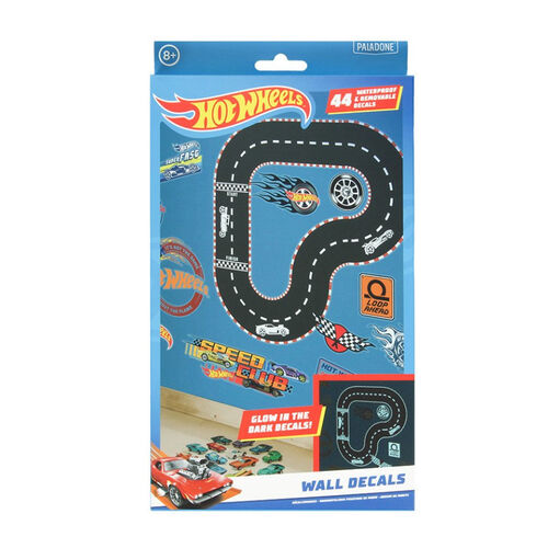 Pack vinilos de pared Hot Wheels 44 x 23 cm