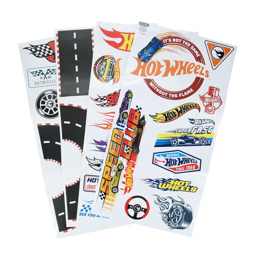 Pack vinilos de pared Hot Wheels 44 x 23 cm