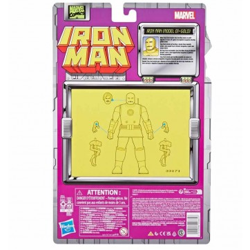 Iron Man Model 01-Gold Fig. 15 Cm Marvel Legend Series